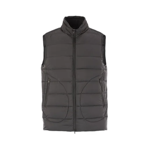 Quilted Vest-Style Down Jacket