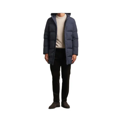 Quilted Hooded Coat