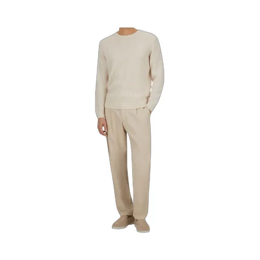 Diamond-Pattern Cashmere Sweater