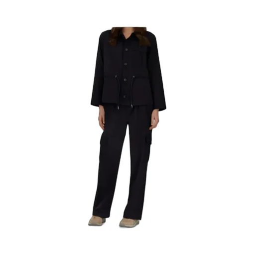 Drawstring Pocket-Detail Shirt