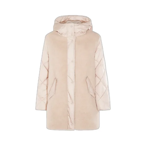Press-Stud Fastened Hooded Jacket