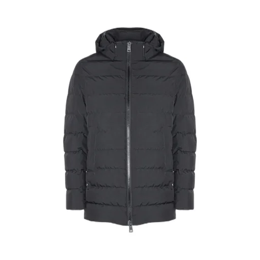 Quilted Zip-Up Down Jacket