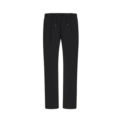 Pleated Straight-Leg Trousers