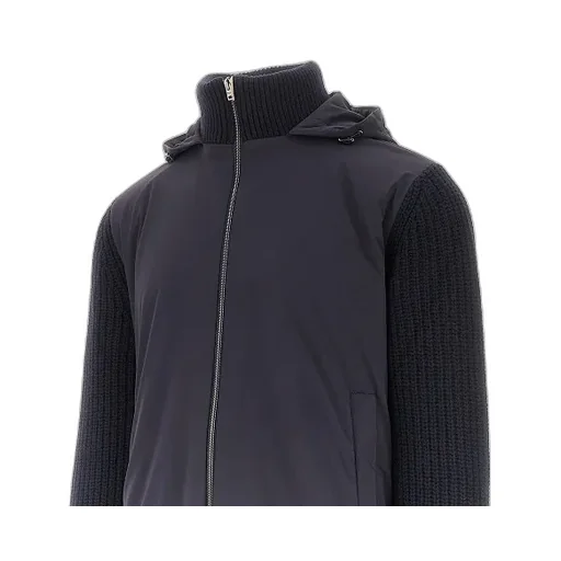Panelled Zipped Jacket