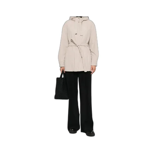 Hooded Belted Jacket