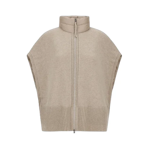 Sleeveless Zip-Front Vest