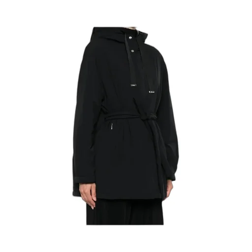 Belted Drawstring Coat
