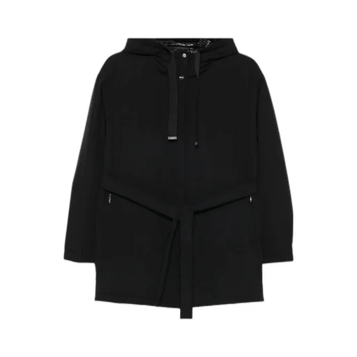 Belted Drawstring Coat