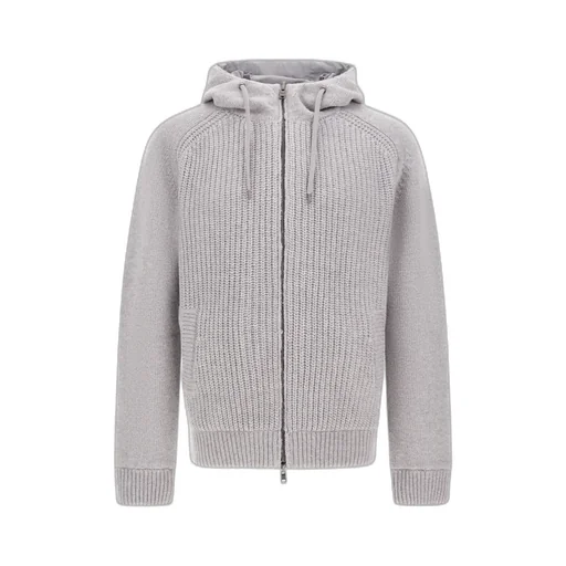 Zip-Up Wool Hoodie