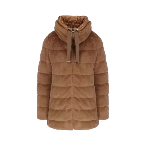 Quilted High-Neck Jacket