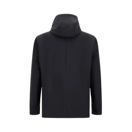 Hooded Three-Button Jacket