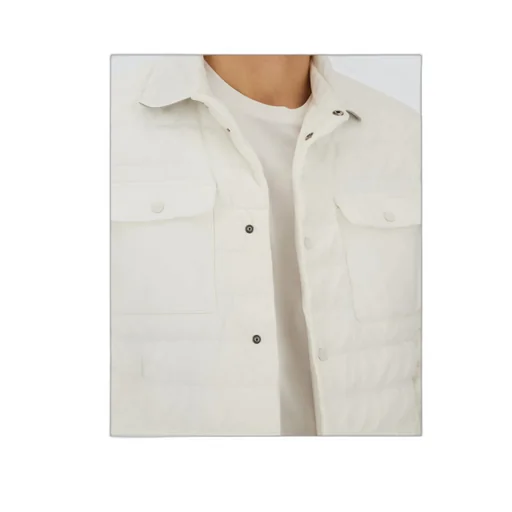 Quilted Flap-Pocket Jacket
