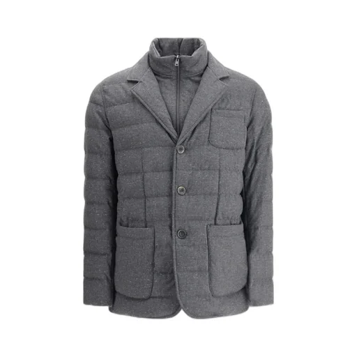 Quilted Down Blazer