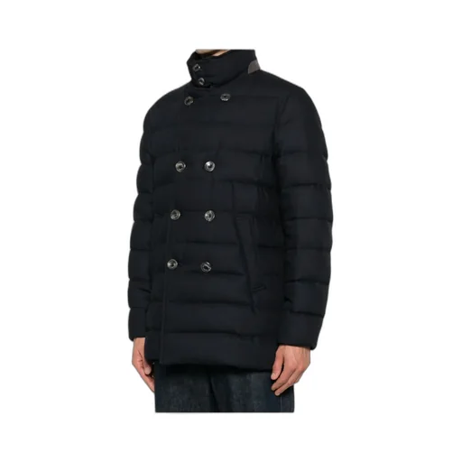 Quilted Double-Breasted Jacket