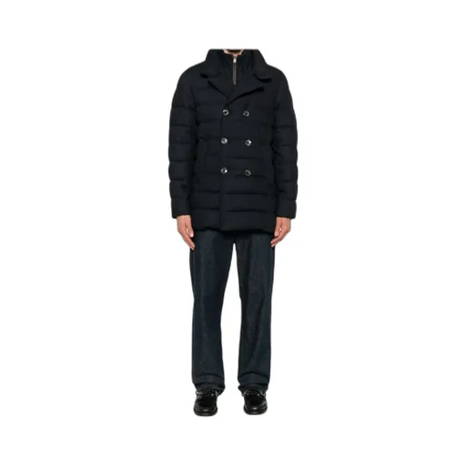 Quilted Double-Breasted Jacket