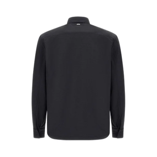 Long-Sleeved Snap-Button Cotton Coat