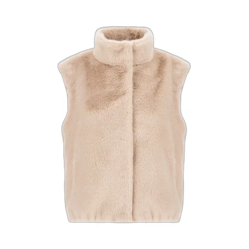 Faux-Fur Sleeveless Vest