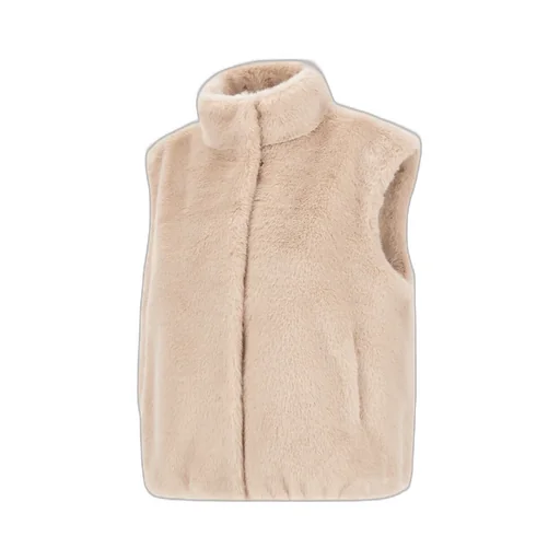 Faux-Fur Sleeveless Vest