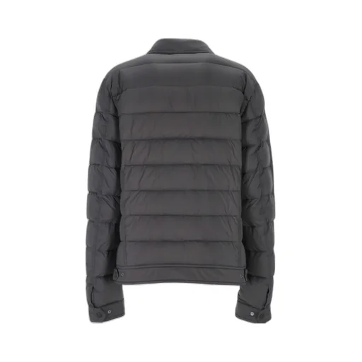 Snap-Buttoned Quilted Down Jacket