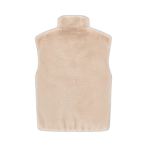 Faux-Fur Sleeveless Vest