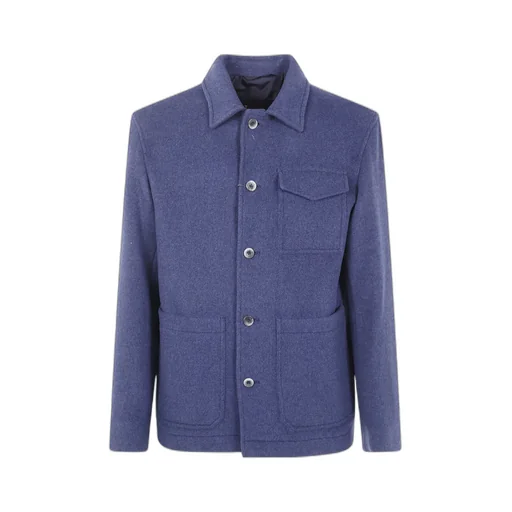Patch-Pocket Shirt Jacket