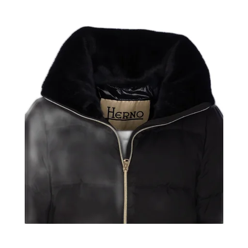 Zipped Padded Down Jacket