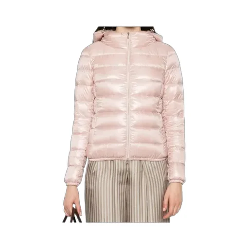 Zippered Quilted Down Jacket