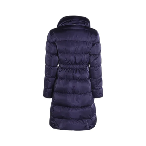High Neck Padded Long Jacket