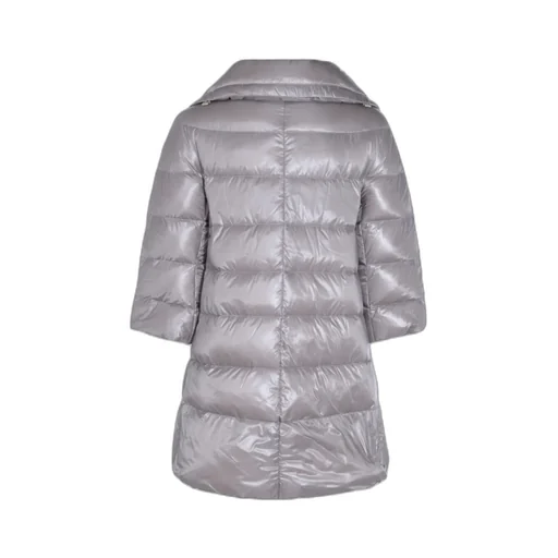 Quilted Three-Quarter-Sleeve Coat
