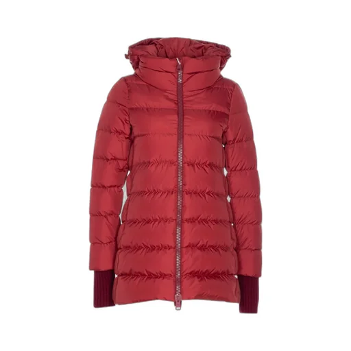 Zip-Up Hooded Down Jacket