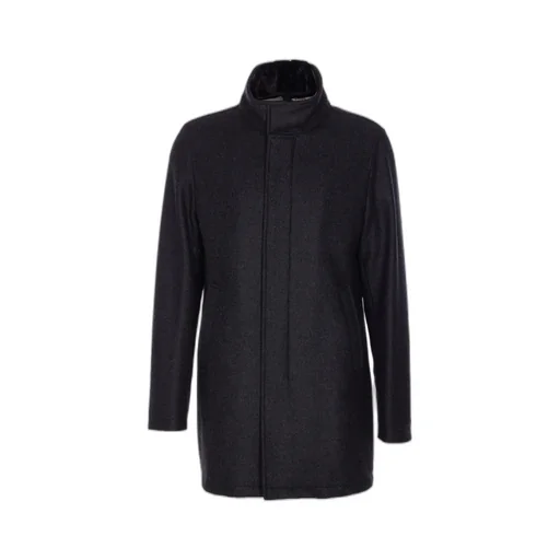 Long Sleeve Zip-Up Coat