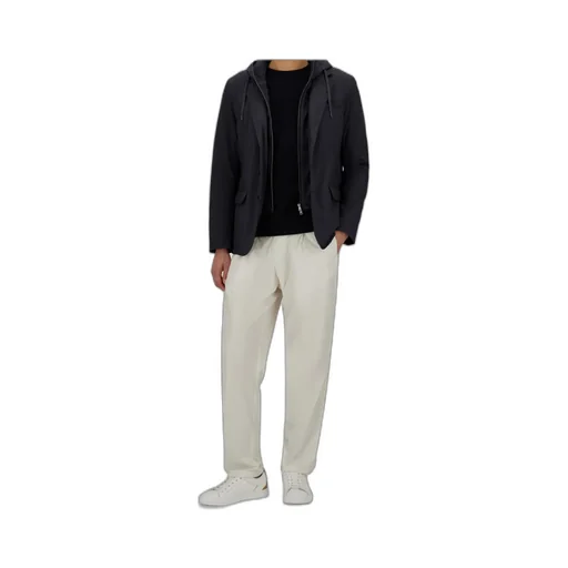 Hooded Three-Button Jacket