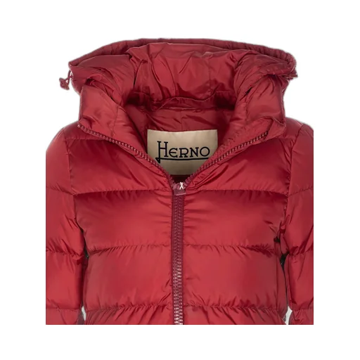 Zip-Up Hooded Down Jacket