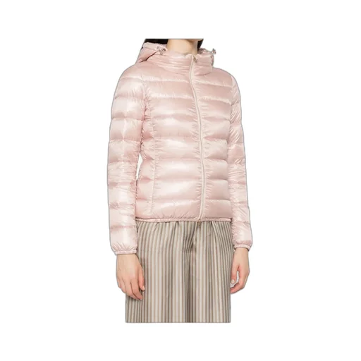 Zippered Quilted Down Jacket