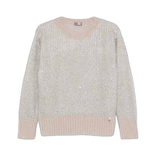 Metallic-Knit Sweater