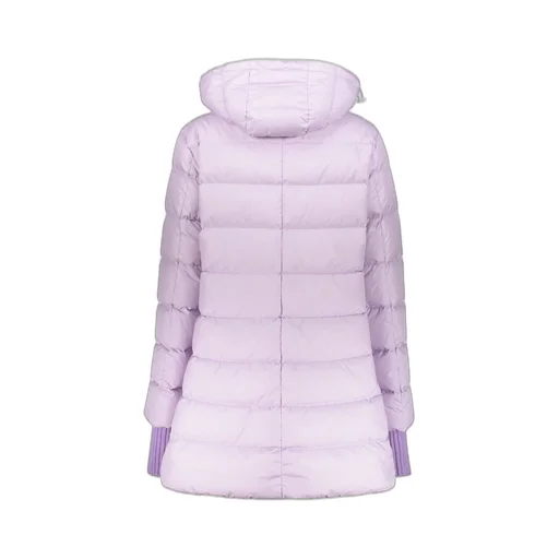 Hooded Knit-Insert Down Jacket