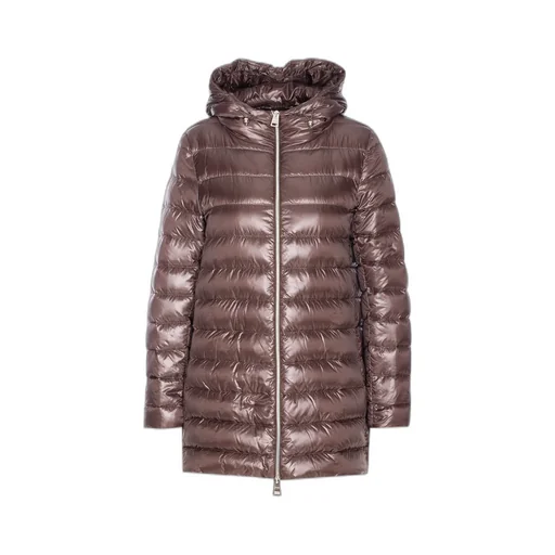 Drawstring Hooded Puffer Jacket