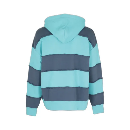 Striped Hooded Sweatshirt