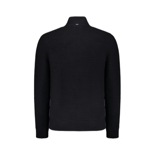 Padded-Panel Knitted Jacket