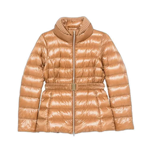 Zipper Long Sleeve Down Jacket