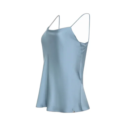 Spaghetti Straps Satin Tank Top