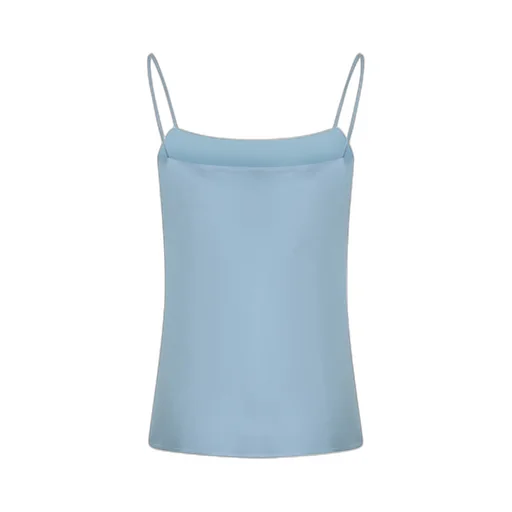 Spaghetti Straps Satin Tank Top