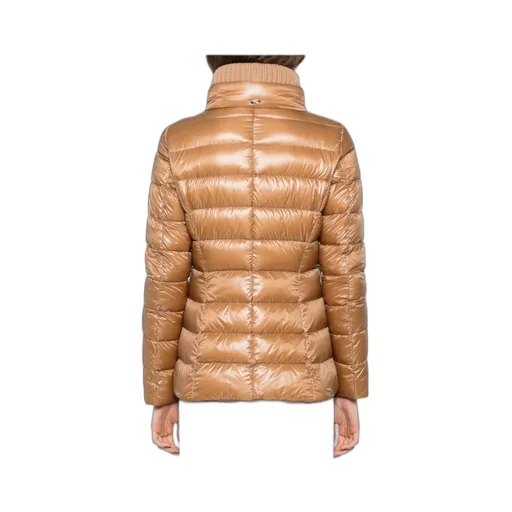Zipper Long Sleeve Down Jacket