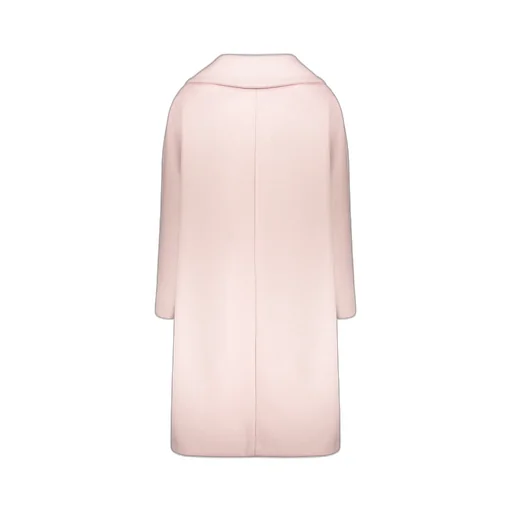 Single-Breasted Wool-Blend Coat