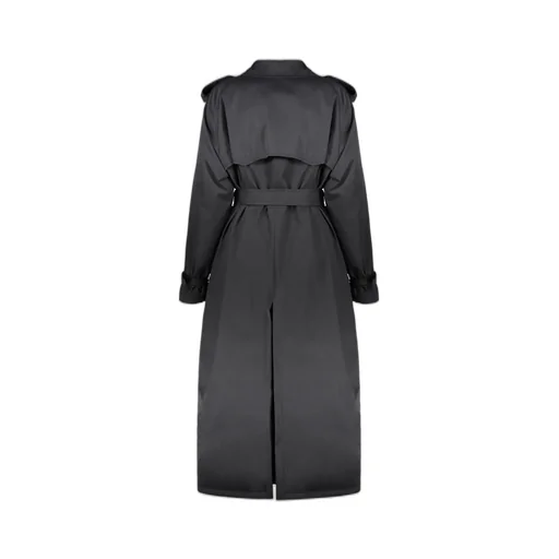 Double-Breasted Belted Trench Coat