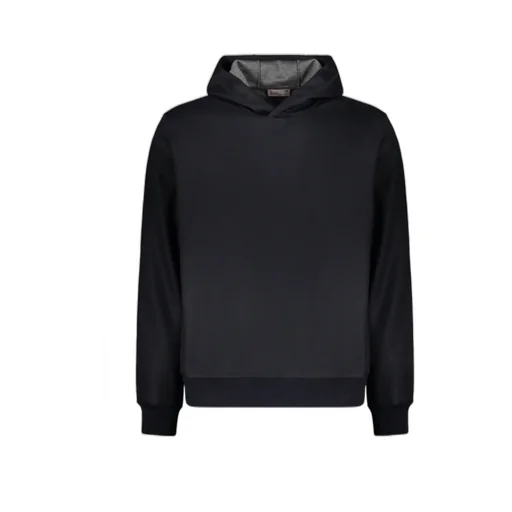 Ribbed-Cuff Hoodie