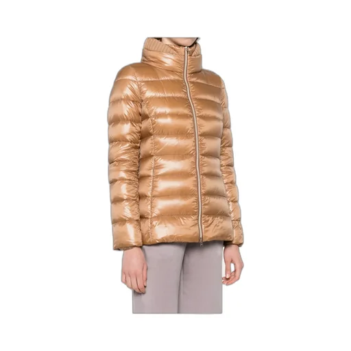 Zipper Long Sleeve Down Jacket