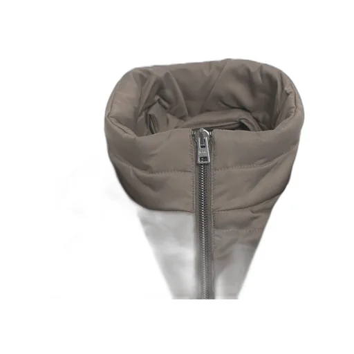 Quilted Button-Fastening Jacket
