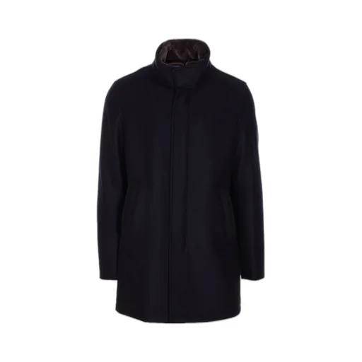 High Neck Long Coat