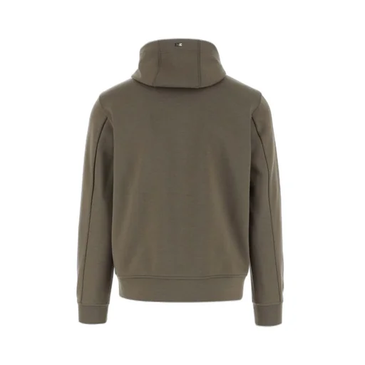 Quilted-Panel Hooded Jacket